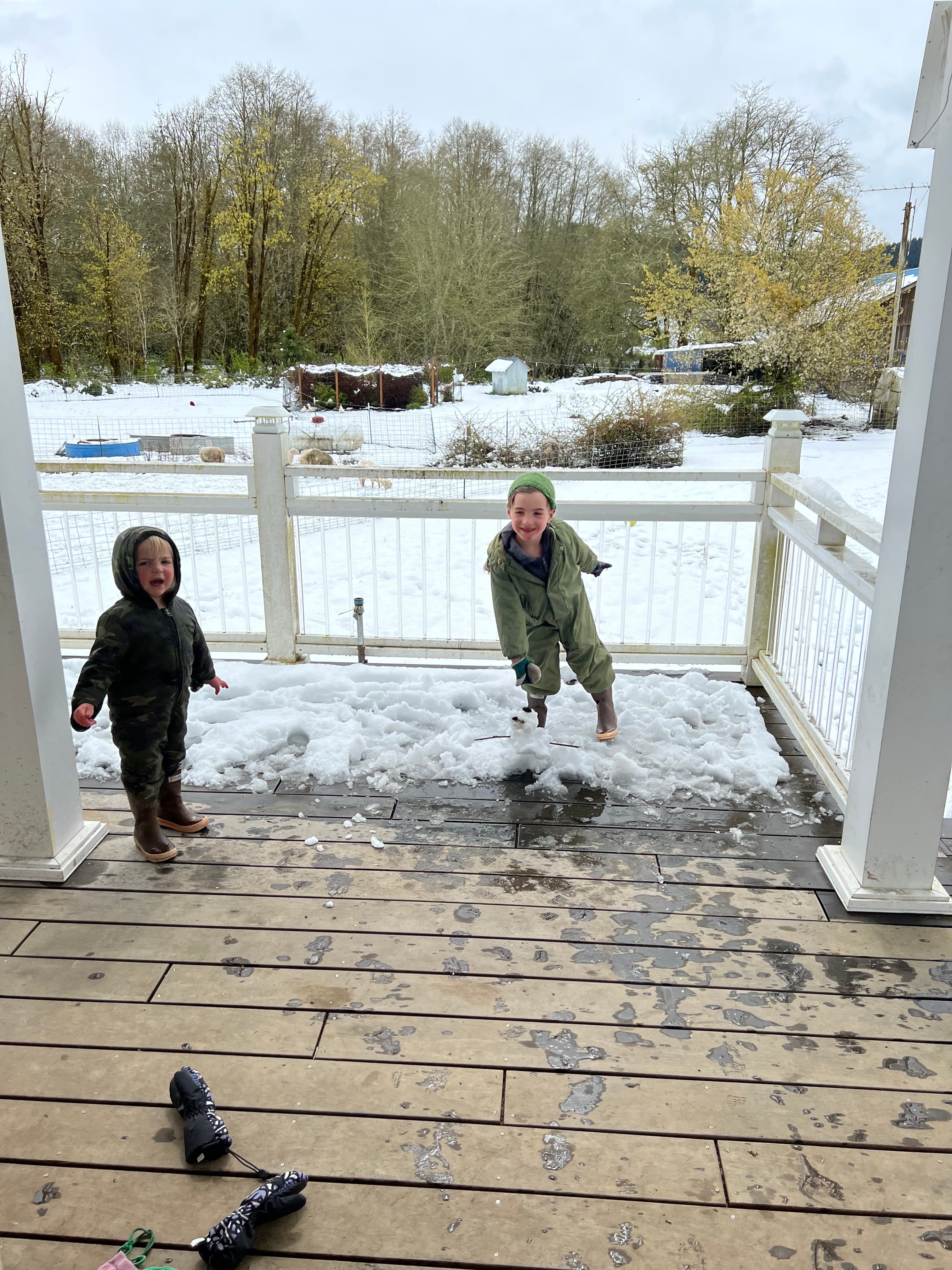 April Snow. Carsberg Birthday Dinner. Moonrise Over Neverstill. image 2