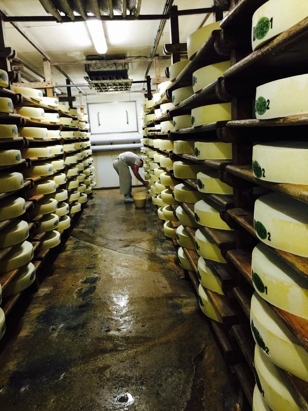 Day 5. Friday, 10 April. 2015. Fromagerie Laviron. Fort de Joux. Switzerland. Haute-Savoie. image 2
